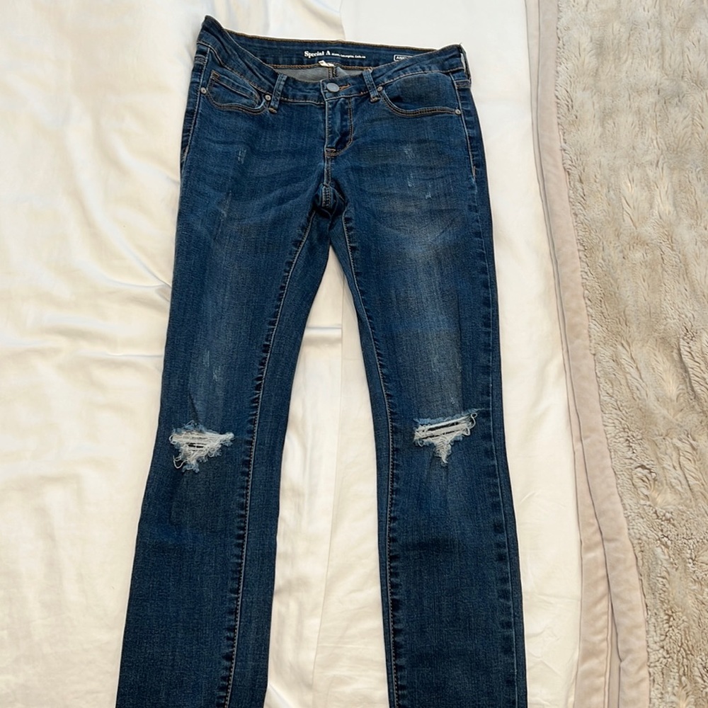 Special A ankle skinny jeans